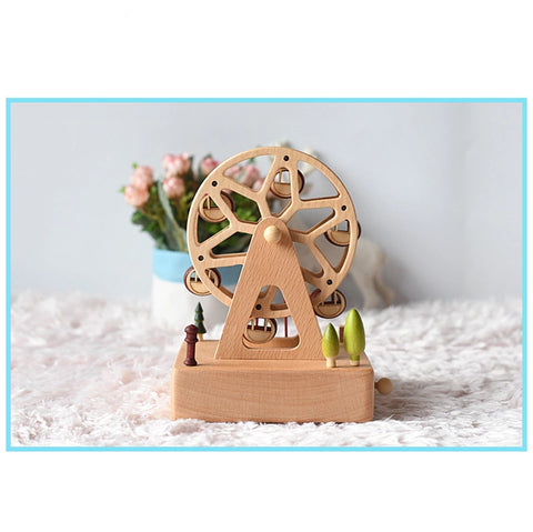 Wooden Ferris Wheel Music Box