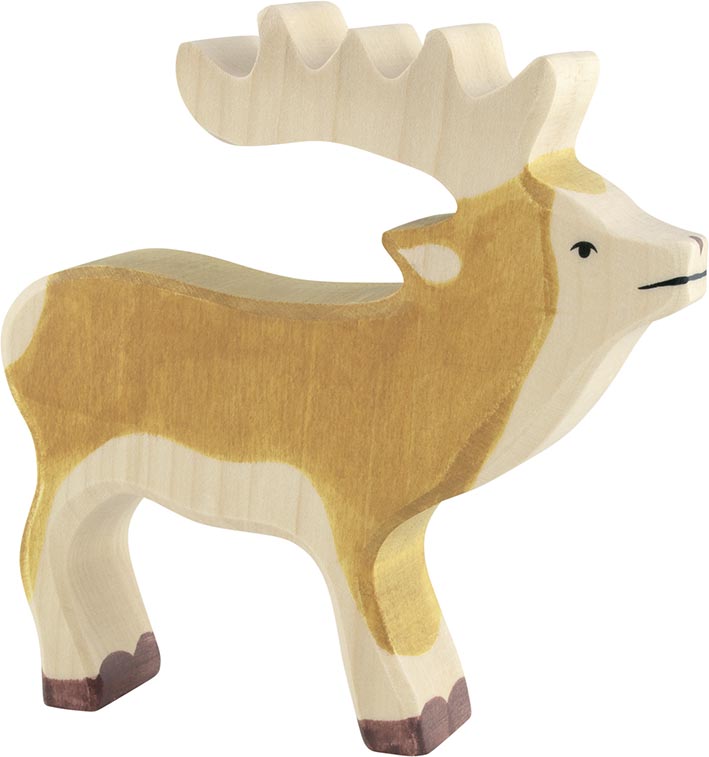 Holztiger Stag