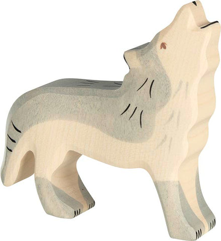 Holztiger Wolf Howling