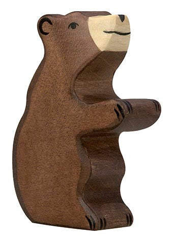Holztiger Brown Bear Small Sitting