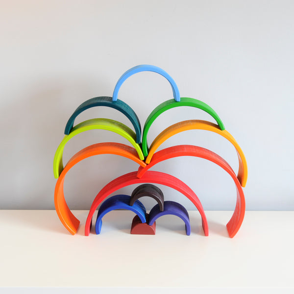 Lil'Playground Rainbow Building Blocks 12pcs