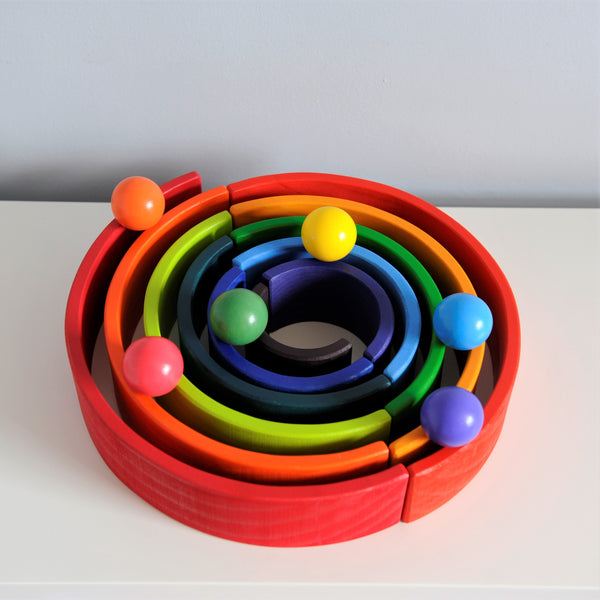 Lil'Playground Wooden Rainbow Balls