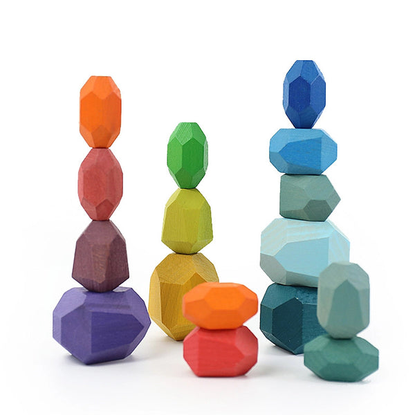 Lil'Playground Wooden Stacking Stones