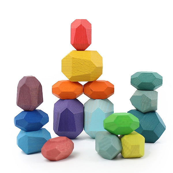 Lil'Playground Wooden Stacking Stones