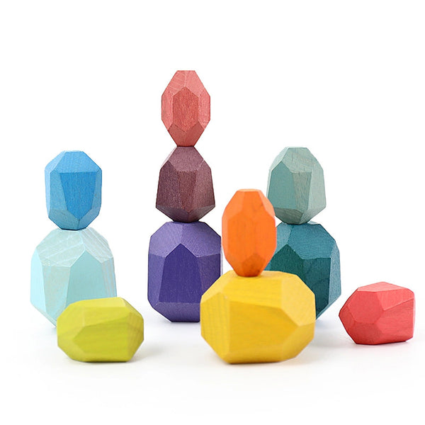 Lil'Playground Wooden Stacking Stones