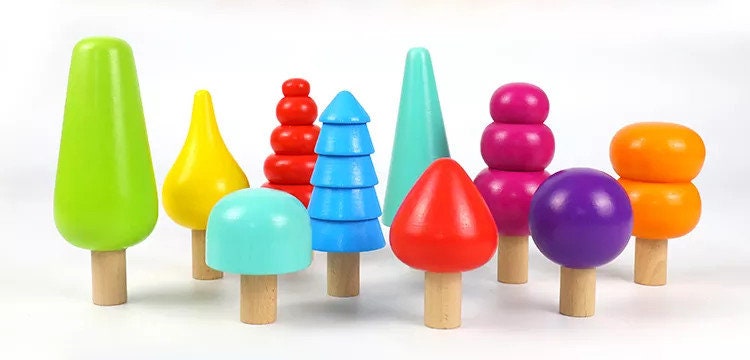 Wooden Colour Trees | Creative | Discovery | Imaginary | Montessori ...