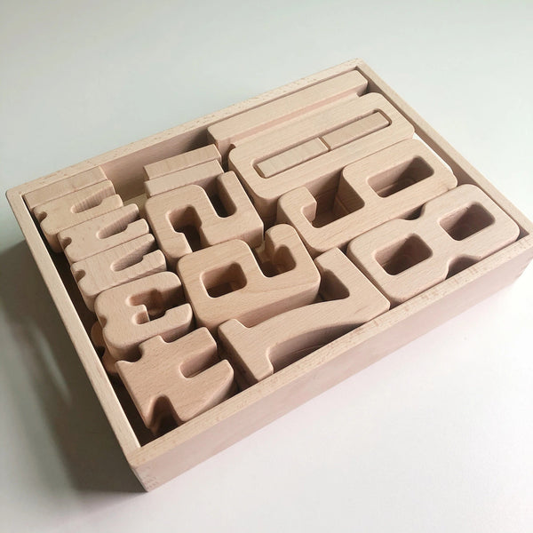 Wooden Number Blocks